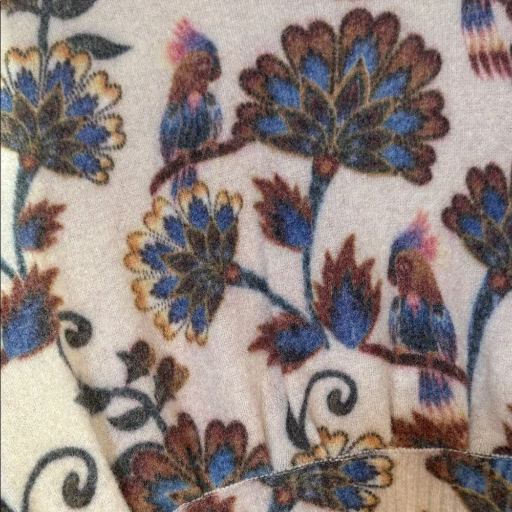 FARM Rio Floral Cardigan - Cream and Blue - Picture 13 of 16